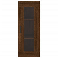 Thumbnail for Highboard Braun Eichen-Optik 34,5x34x180 cm Holzwerkstoff