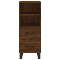 Thumbnail for Highboard Braun Eichen-Optik 34,5x34x180 cm Holzwerkstoff