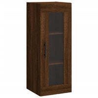 Thumbnail for Highboard Braun Eichen-Optik 34,5x34x180 cm Holzwerkstoff