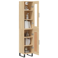 Thumbnail for Highboard Sonoma-Eiche 34,5x34x180 cm Holzwerkstoff