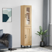 Thumbnail for Highboard Sonoma-Eiche 34,5x34x180 cm Holzwerkstoff
