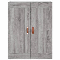 Thumbnail for Highboard Grau Sonoma 69,5x34x180 cm Holzwerkstoff