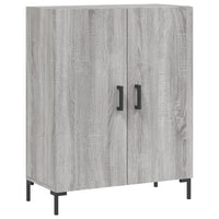 Thumbnail for Highboard Grau Sonoma 69,5x34x180 cm Holzwerkstoff