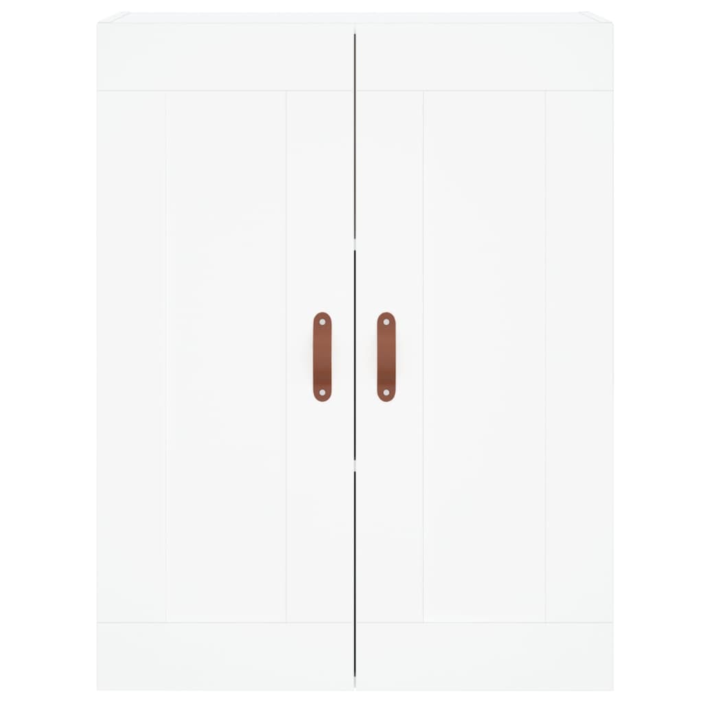 Highboard Weiß 69,5x34x180 cm Holzwerkstoff
