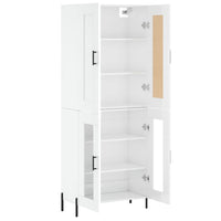 Thumbnail for Highboard Hochglanz-Weiß 69,5x34x180 cm Holzwerkstoff