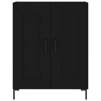 Thumbnail for Highboard Schwarz 69,5x34x180 cm Holzwerkstoff