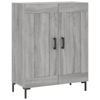 Thumbnail for Highboard Grau Sonoma 69,5x34x180 cm Holzwerkstoff