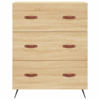 Thumbnail for Highboard Sonoma-Eiche 69,5x34x180 cm Holzwerkstoff