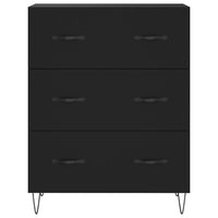 Thumbnail for Highboard Schwarz 69,5x34x180 cm Holzwerkstoff