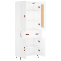 Thumbnail for Highboard Weiß 69,5x34x180 cm Holzwerkstoff