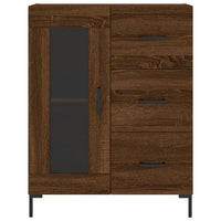 Thumbnail for Highboard Braun Eichen-Optik 69,5x34x180 cm Holzwerkstoff