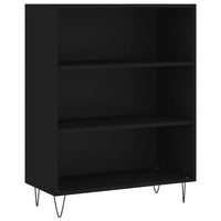 Thumbnail for Highboard Schwarz 69,5x34x180 cm Holzwerkstoff