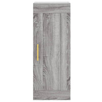 Thumbnail for Highboard Grau Sonoma 34,5x34x180 cm Holzwerkstoff