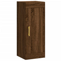 Thumbnail for Highboard Braun Eichen-Optik 34,5x34x180 cm Holzwerkstoff