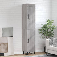 Thumbnail for Highboard Grau Sonoma 34,5x34x180 cm Holzwerkstoff