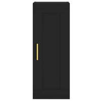 Thumbnail for Highboard Schwarz 34,5x34x180 cm Holzwerkstoff