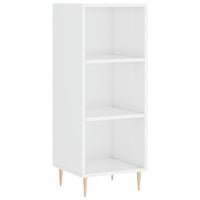 Thumbnail for Highboard Hochglanz-Weiß 34,5x34x180 cm Holzwerkstoff