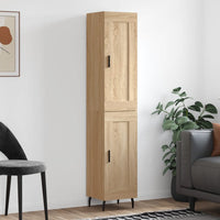 Thumbnail for Highboard Sonoma-Eiche 34,5x34x180 cm Holzwerkstoff