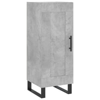 Thumbnail for Highboard Betongrau 34,5x34x180 cm Holzwerkstoff