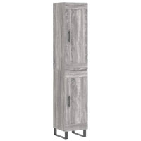 Thumbnail for Highboard Grau Sonoma 34,5x34x180 cm Holzwerkstoff