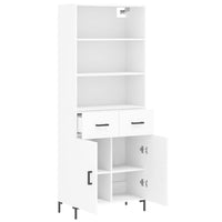 Thumbnail for Highboard Weiß 69,5x34x180 cm Holzwerkstoff