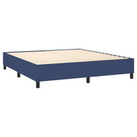 Thumbnail for Boxspringbett mit Matratze Blau 160x200 cm Stoff