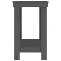 Thumbnail for Werkbank Grau 80x50x80 cm Massivholz Kiefer
