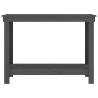 Thumbnail for Werkbank Grau 110x50x80 cm Massivholz Kiefer
