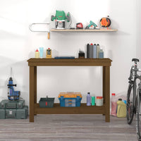 Thumbnail for Werkbank Honigbraun 110x50x80 cm Massivholz Kiefer