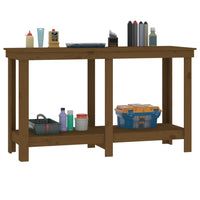 Thumbnail for Werkbank Honigbraun 140x50x80 cm Massivholz Kiefer