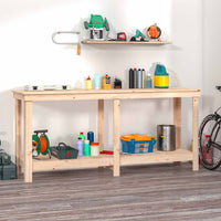 Thumbnail for Werkbank 180x50x80 cm Massivholz Kiefer