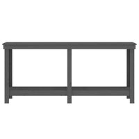 Thumbnail for Werkbank Grau 180x50x80 cm Massivholz Kiefer