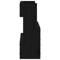 Thumbnail for Wand-Schuhregale 2 Stk. Schwarz 59x9x23 cm Massivholz Kiefer