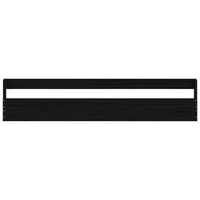 Thumbnail for Wand-Schuhregale 2 Stk. Schwarz 110x9x23 cm Massivholz Kiefer