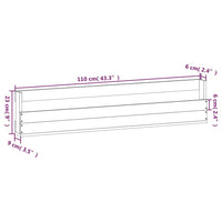 Thumbnail for Wand-Schuhregale 2 Stk. Schwarz 110x9x23 cm Massivholz Kiefer