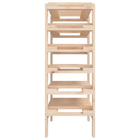 Thumbnail for Weinregal 61,5x30x82 cm Massivholz Kiefer