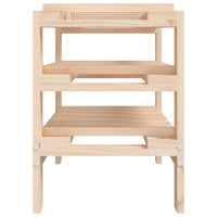 Thumbnail for Weinregal 61,5x30x42 cm Massivholz Kiefer