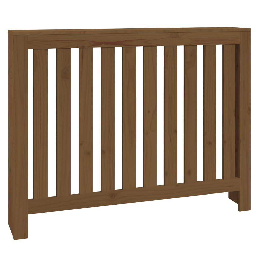 Heizkörperverkleidung Honigbraun 108,5x19x84cm Massivholz