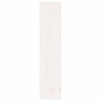 Thumbnail for Heizkörperverkleidung Weiß 108,5x19x84 cm Massivholz Kiefer