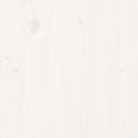 Thumbnail for Kaminholzhalter Weiß 33,5x30x110 cm Massivholz Kiefer