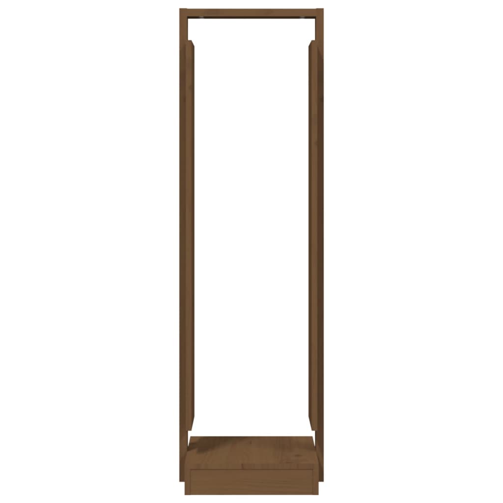 Kaminholzhalter Honigbraun 33,5x30x110 cm Massivholz Kiefer