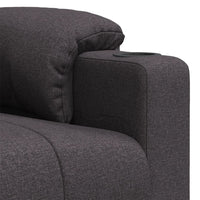 Thumbnail for Massagesessel Elektrisch Dunkelbraun Stoff