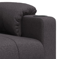 Thumbnail for Massagesessel mit Aufstehhilfe Dunkelbraun Stoff