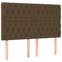 Thumbnail for Boxspringbett mit Matratze Dunkelbraun 140x200 cm Stoff