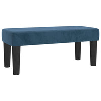 Thumbnail for Boxspringbett mit Matratze Dunkelblau 90x190 cm Samt