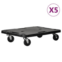 Thumbnail for Transportroller 5 Stk. Schwarz 58x38x12 cm Polypropylen