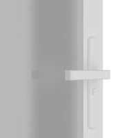 Thumbnail for Innentür 76x201,5 cm Weiß Mattglas und Aluminium