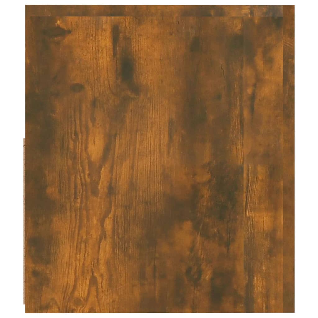 Nachttische 2 Stk. mit LEDs Räuchereiche 60x35x40 cm