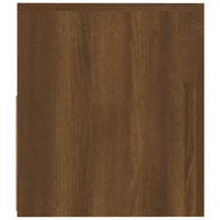 Thumbnail for Nachttische 2 Stk. mit LEDs Braun Eiche 60x35x40 cm