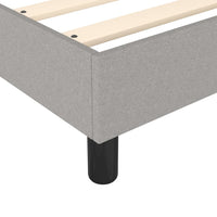 Thumbnail for Boxspringbett mit Matratze Hellgrau 180x200 cm Stoff
